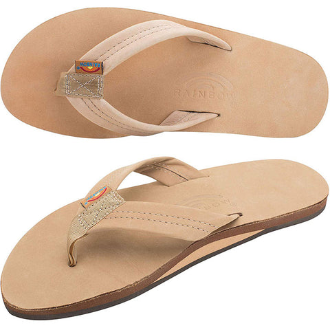 Rainbow Mens Premier Leather Sandals in sierra brown