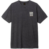 Dark Seas Mens Faithful Friend Mineral Tee in heather charcoal