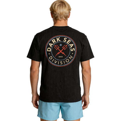 Dark Seas Mens Time Tellers T-Shirts in black