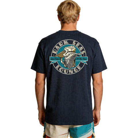 Dark Seas Mens Easy Going T-Shirts in vintage black