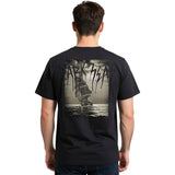Dark Seas Mens Wet Paint T-Shirts in Vintage Black