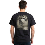 Dark Seas Mens Wet Paint T-Shirts in Vintage Black