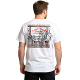 Dark Seas Bar Stool T-Shirts in white