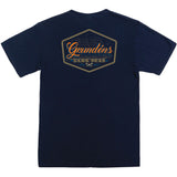 Dark Seas Mens Watercraft T-Shirts in Navy