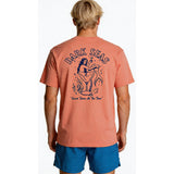 Dark Seas Mens Chill Out T-Shirts in coral