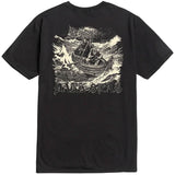 Dark Seas Mens Shipwreck Tee in black and Medium