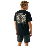 Dark Seas Mens Shipwreck Tee in black and Medium