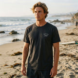Dark Seas Mens Shipwreck Tee in black and Medium