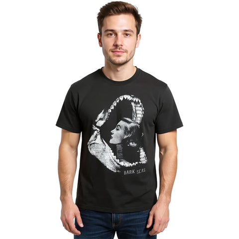 Dark Seas Mens Victoria T-Shirts in vintage black