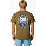 Dark Seas Mens Embargo T-Shirts in Kelp