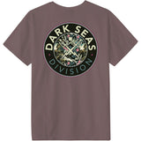 Dark Seas Mens Terr Vista Pigment T-Shirts in rose taupe