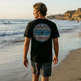 Dark Seas Mens Blanket Roll T-Shirts in graphite