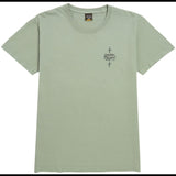 Dark Seas Mens Rain Dance Tee in shadow and Small