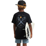 Dark Seas kids Time Teller Youth T-Shirts in black