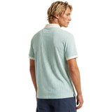 Dark Seas Mens Gerald Knit Polo Shirts in aqua
