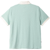 Dark Seas Mens Gerald Knit Polo Shirts in aqua