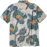 Dark Seas Mens Bloom Woven Shirts in aloe