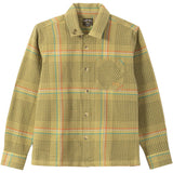 Dark Seas Mens Blanton Woven Shirts in olive and Large