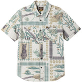 Dark Seas Mens Cottondale Woven Shirts in khaki