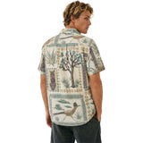 Dark Seas Mens Cottondale Woven Shirts in khaki