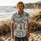 Dark Seas Mens Cottondale Woven Shirts in khaki