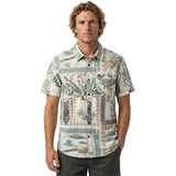 Dark Seas Mens Cottondale Woven Shirts in khaki