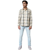 Dark Seas Mens Maxville Woven Shirts in off white