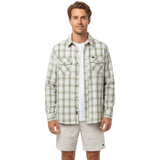 Dark Seas Mens Garrison Woven Shirts in vapor