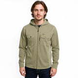 Dark Seas Mens Albright UV Woven Shirts in moss