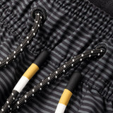Dark Seas Mens No Sweat Shorts in black stripe