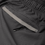 Dark Seas Mens No Sweat Shorts in black stripe