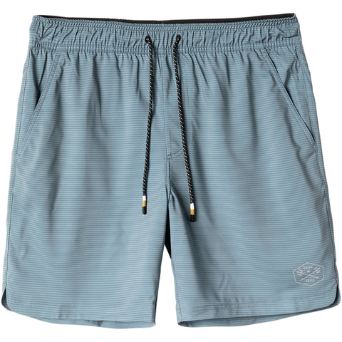 Dark Seas Mens No Sweat Shorts in storm stripe