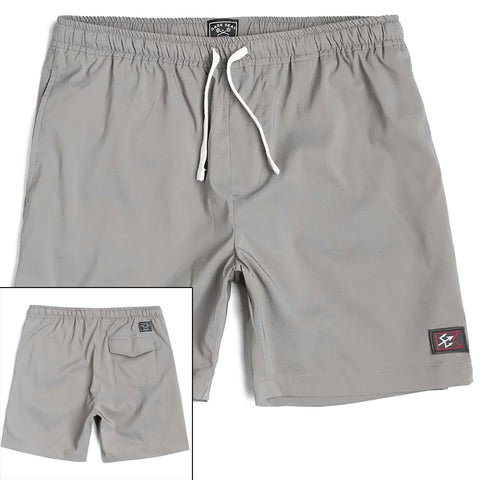 Dark Seas Mens Warwick Elastic Boardshorts in grey