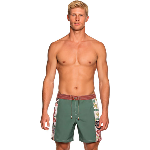 Dark Seas Mens Conway Boardshorts in green