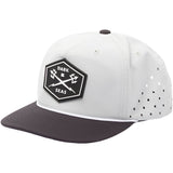 Dark Seas Mens Prog Tech Hats in grey/black