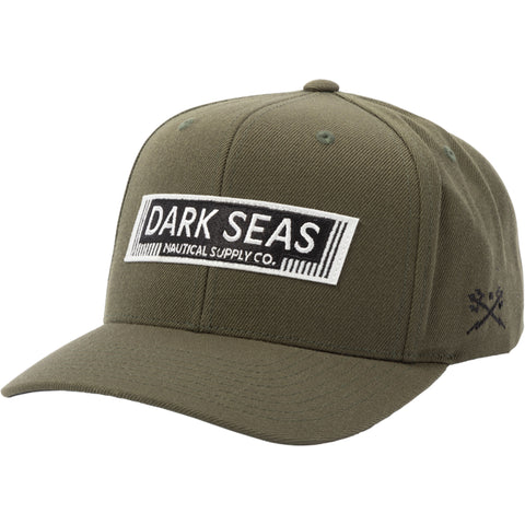 Dark Seas Mens Moore Hats in moss