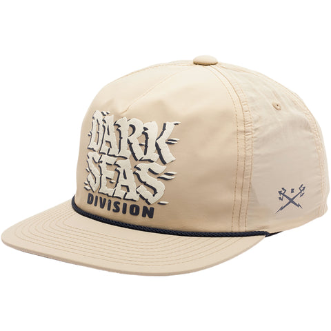 Dark Seas Mens Lombardi Hat in khaki