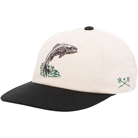 Dark Seas Mens Jumpr 2 Hat in off white/navy