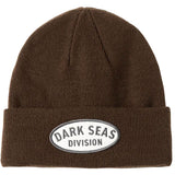 Dark Seas Mens Heirloom Beanies in brown