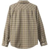 Dark Seas Mens Drake Flannel Shirts in woven aloe