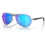Oakley Feedback Sunglasses in Prizm sapphire irid polarized and polished chrome