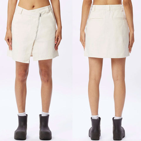 Obey Womens Ryan Mini Skirts in unbleached and Size 27