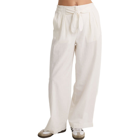Volcom Womens Bow Chika Pant in vintage white