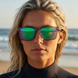 Oakley Leffingwell Sunglasses in Prizm jade polarized and grey ink