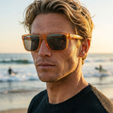 Oakley Leffingwell Sunglasses in Prizm black polarized and matte trans ginger