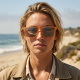 Oakley Leffingwell Sunglasses in Prizm black polarized and matte trans ginger