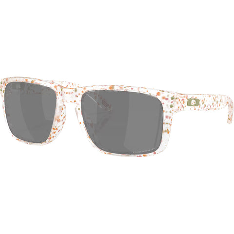 Oakley Holbrook Sunglasses in clear terrazzo and Prizm sapphire polarized