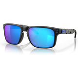 Oakley Holbrook Sunglasses in matte black and Prizm sapphire iridium polar