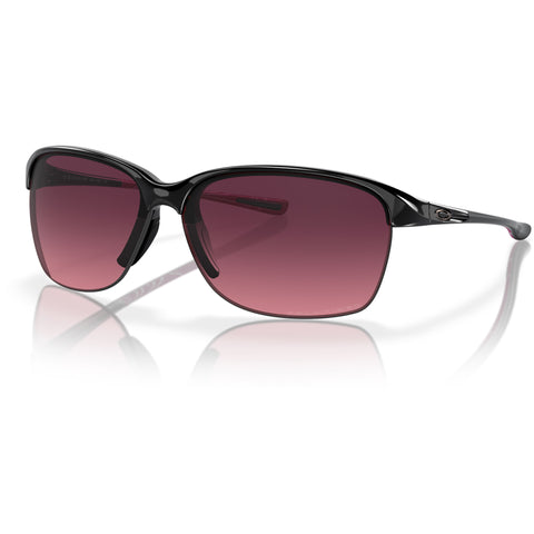 Oakley Unstoppable Sunglasses in rose gradient polarized and polished black