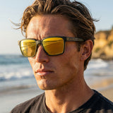 Oakley Actuator SQ Sunglasses in Prizm 24K polarized and matte olive ink
